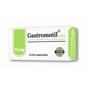 GASTROMOTIL 10 MG ( DOMPERIDONE ) 20 FILM-COATED TABLETS